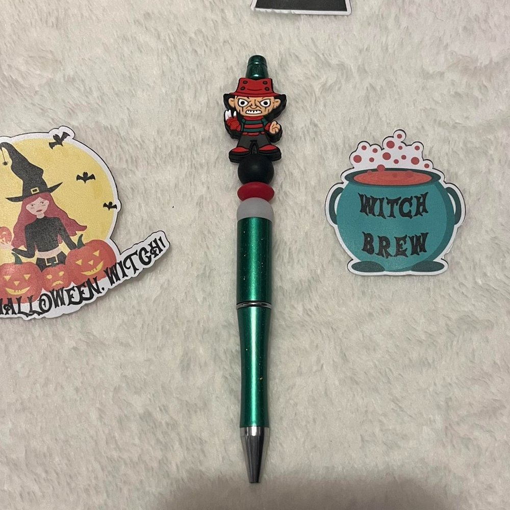 Freddy Krueger Beaded Pen